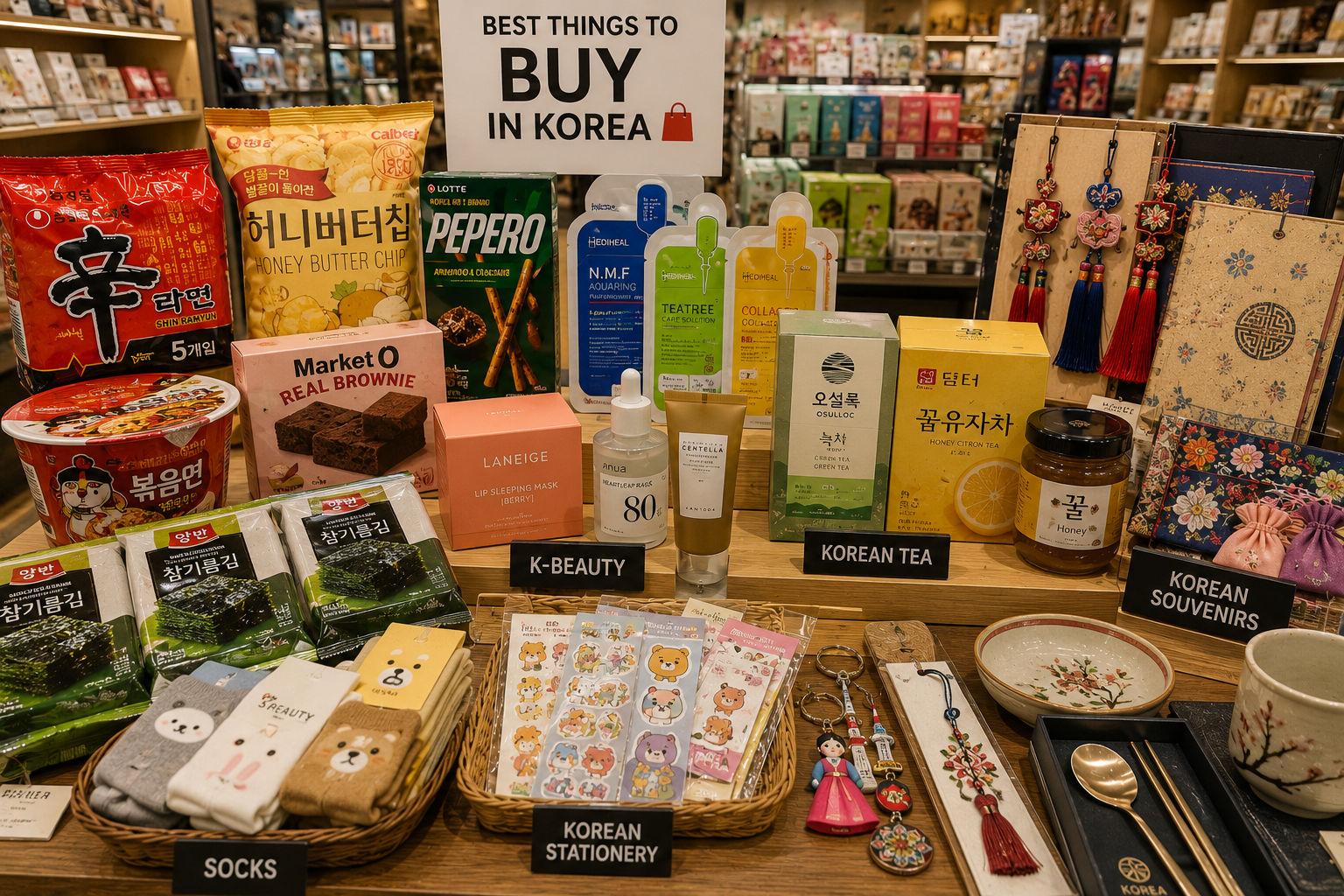 Best Things to Buy in Korea for First-Time Visitors